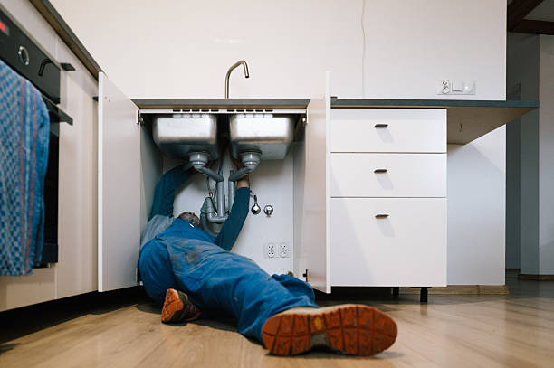 Professional Plumbing technician working in Dendron, VA